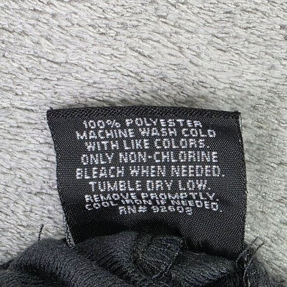 Mens XPBX Pro Black Athletic Track Pants Polyester Side Stripes Elastic Waist L - Picture 3 of 9